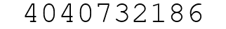 Number 4040732186.