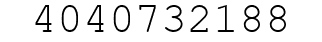Number 4040732188.