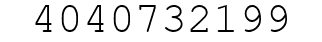 Number 4040732199.
