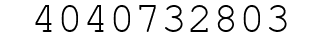 Number 4040732803.