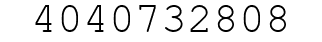 Number 4040732808.
