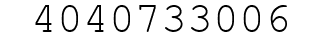 Number 4040733006.