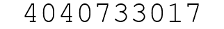 Number 4040733017.