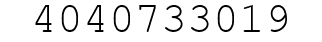 Number 4040733019.