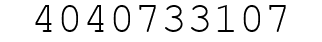 Number 4040733107.