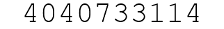 Number 4040733114.