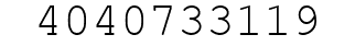 Number 4040733119.
