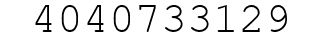Number 4040733129.