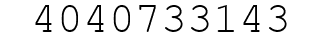 Number 4040733143.