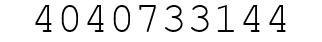 Number 4040733144.