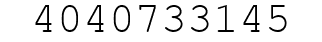 Number 4040733145.