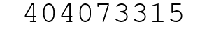Number 404073315.