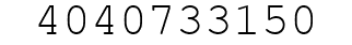 Number 4040733150.