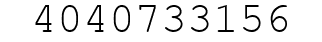 Number 4040733156.