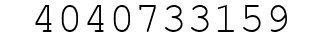 Number 4040733159.