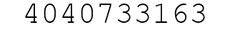 Number 4040733163.