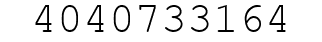 Number 4040733164.