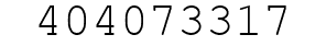 Number 404073317.