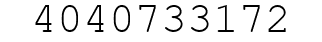 Number 4040733172.