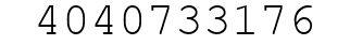 Number 4040733176.