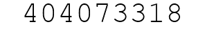 Number 404073318.