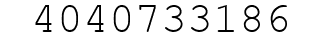 Number 4040733186.