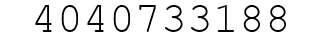 Number 4040733188.