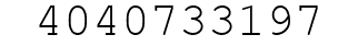 Number 4040733197.