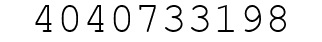 Number 4040733198.