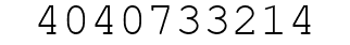 Number 4040733214.