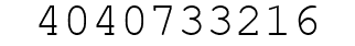 Number 4040733216.