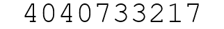 Number 4040733217.