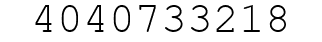 Number 4040733218.