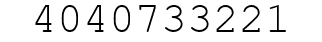 Number 4040733221.