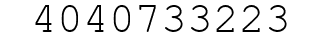 Number 4040733223.