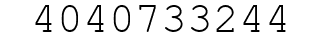 Number 4040733244.