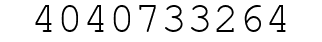 Number 4040733264.