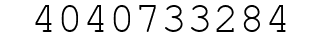 Number 4040733284.