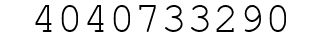 Number 4040733290.