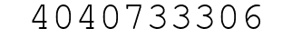 Number 4040733306.