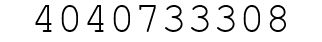 Number 4040733308.