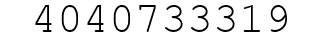 Number 4040733319.