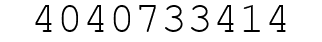 Number 4040733414.