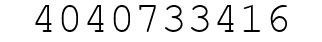 Number 4040733416.