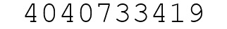 Number 4040733419.