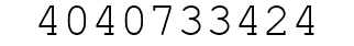 Number 4040733424.