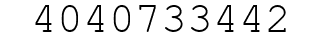 Number 4040733442.
