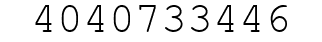 Number 4040733446.