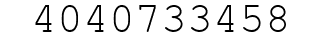 Number 4040733458.