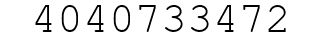 Number 4040733472.